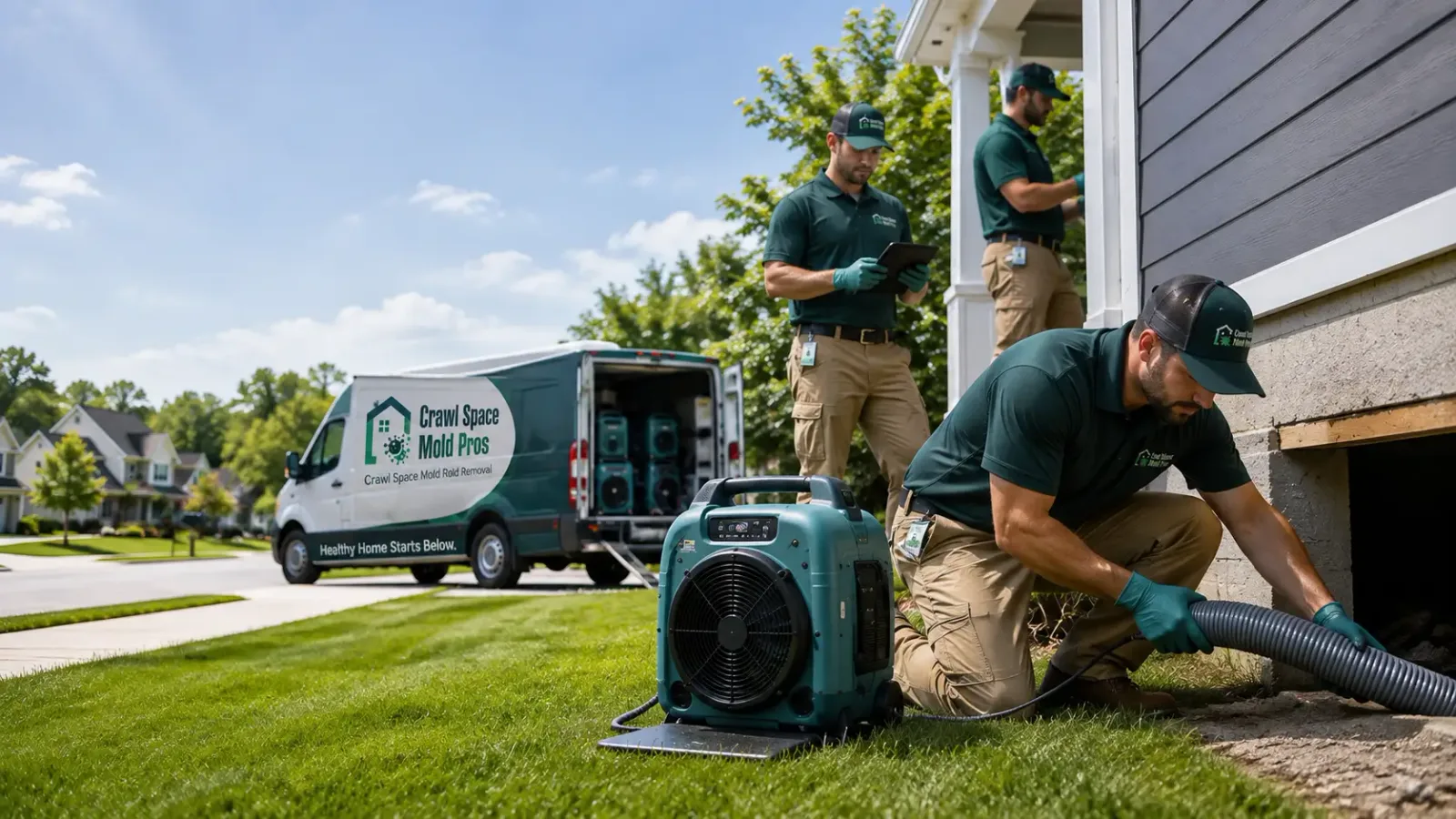 Crawl Space Mold Removal in Aubrey, AR